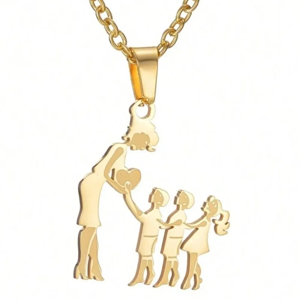 3for$20 Mother Son Daughter Pendant Necklace Women's adjustable Necklace